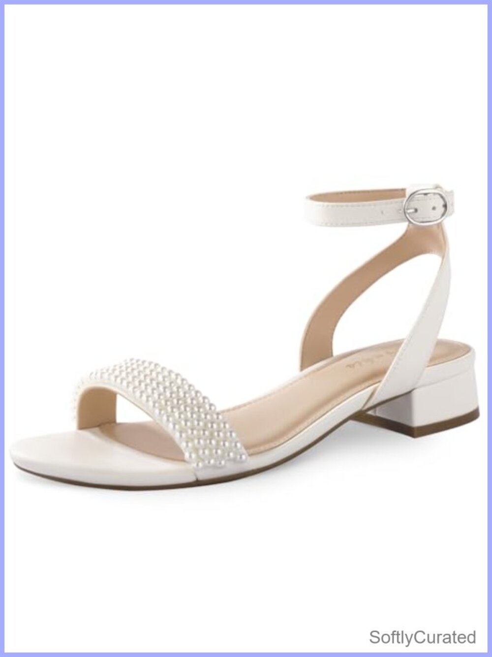 Women Open Toe Low Block Heel Slingback Sandals Suede Leather Ankle Strap